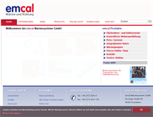 Tablet Screenshot of emcal.de